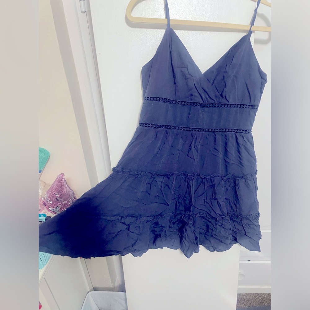 Blue short dress